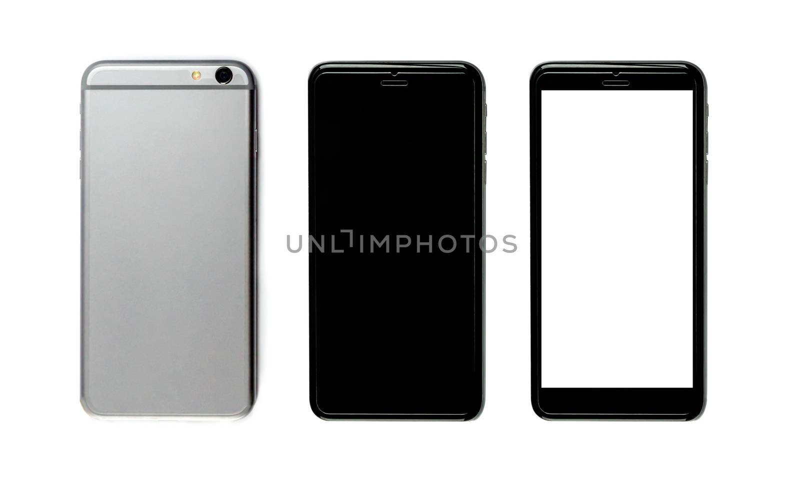 New realistic mobile phone smartphone collection