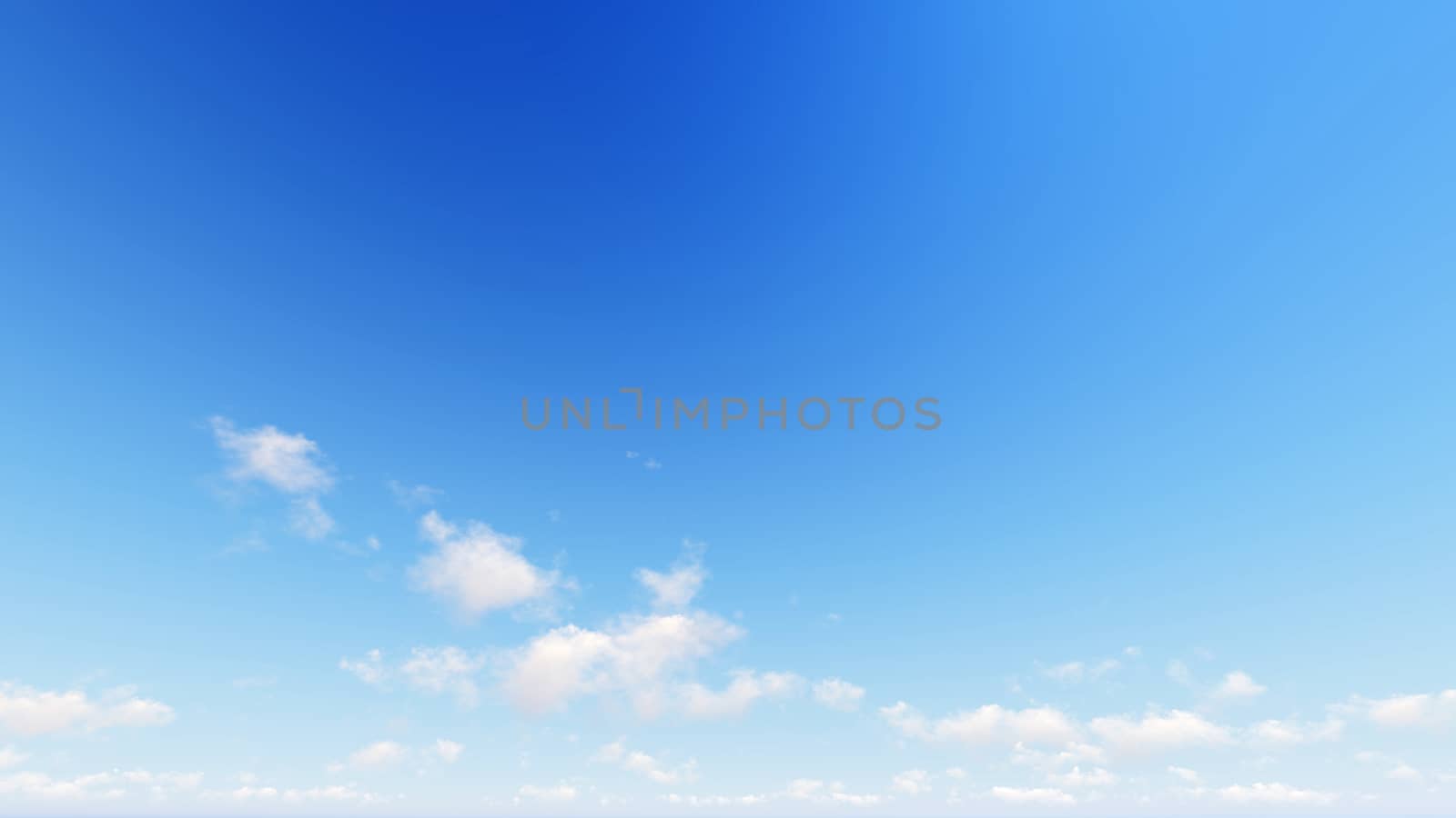 Cloudy blue sky abstract background, blue sky background with tiny clouds, 3d rendering

