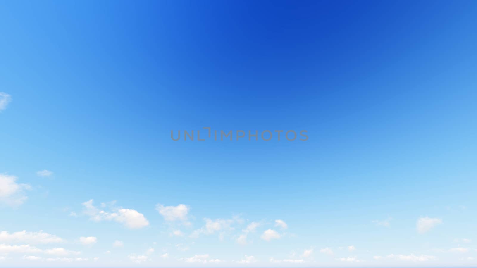 Cloudy blue sky abstract background, blue sky background with tiny clouds, 3d rendering

