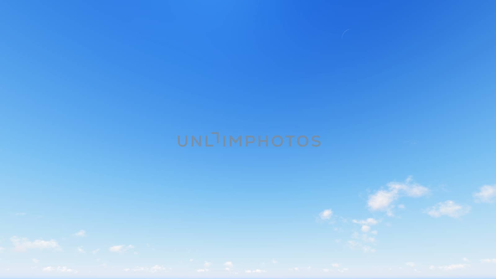 Cloudy blue sky abstract background, blue sky background with tiny clouds, 3d rendering

