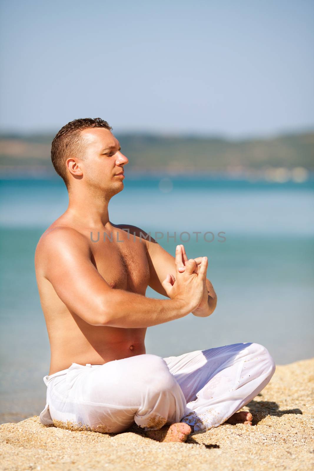 Meditation on the beach by MilanMarkovic78
