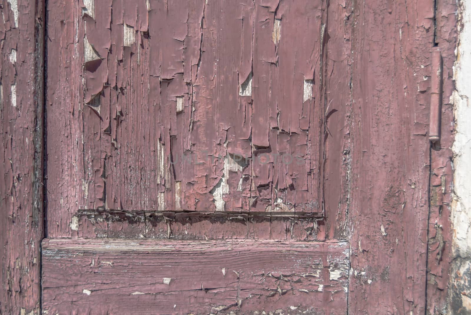 chipped paint on old wooden the door, great background or texture for your project by uvisni