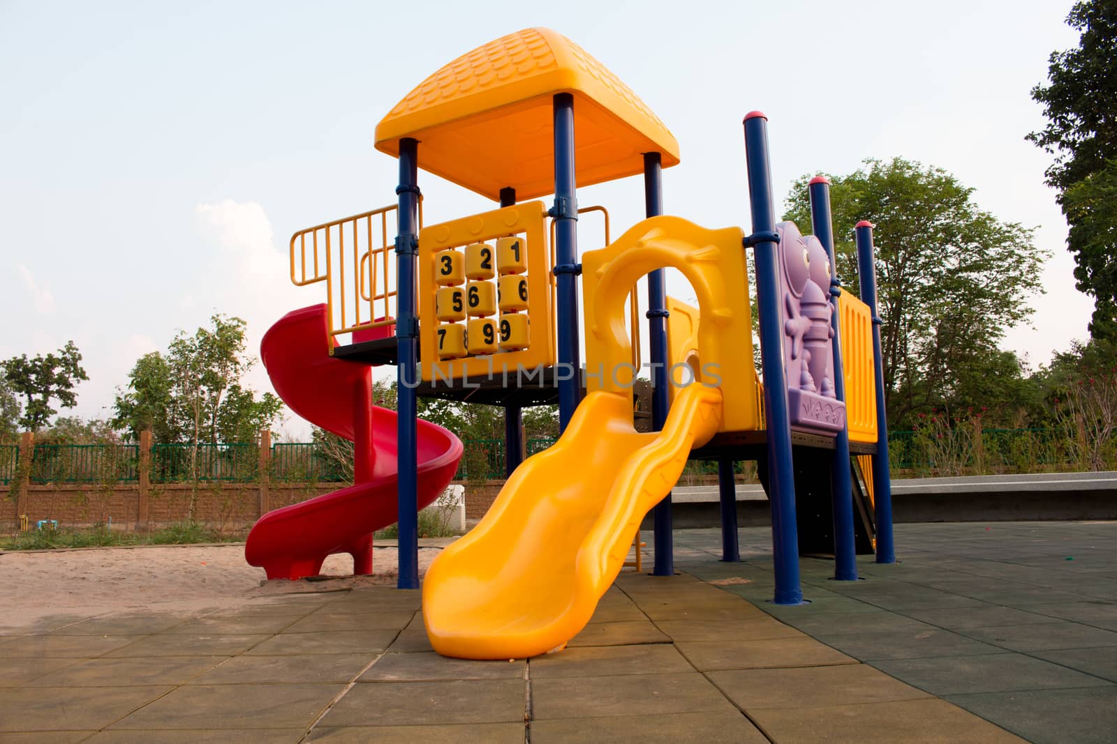 Colorful playground for children