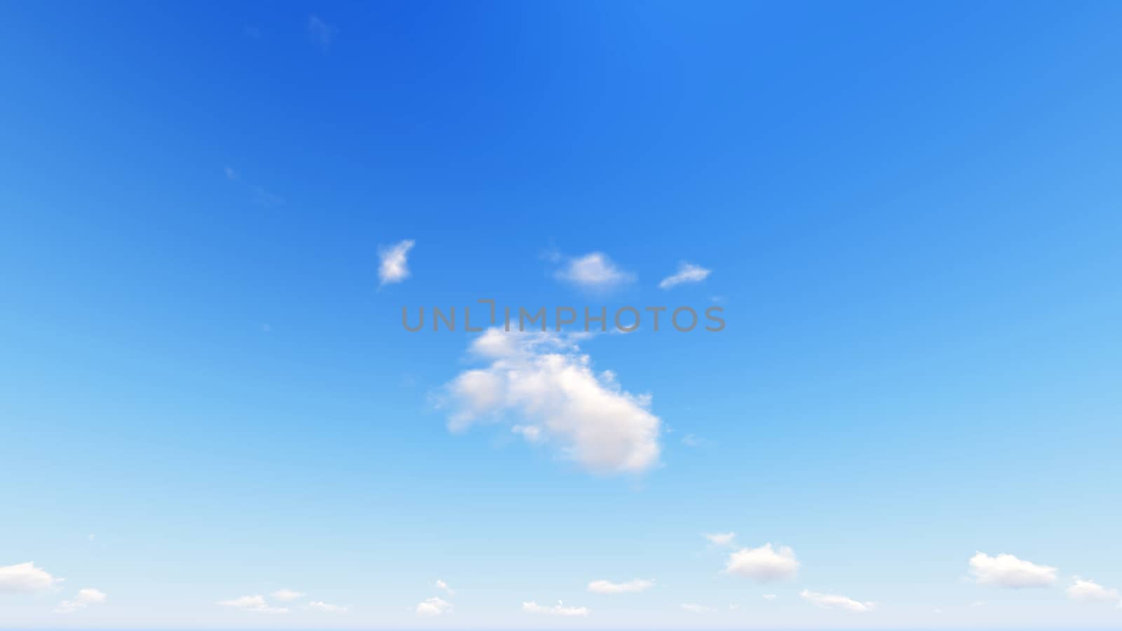 Cloudy blue sky abstract background, blue sky background with tiny clouds, 3d rendering

