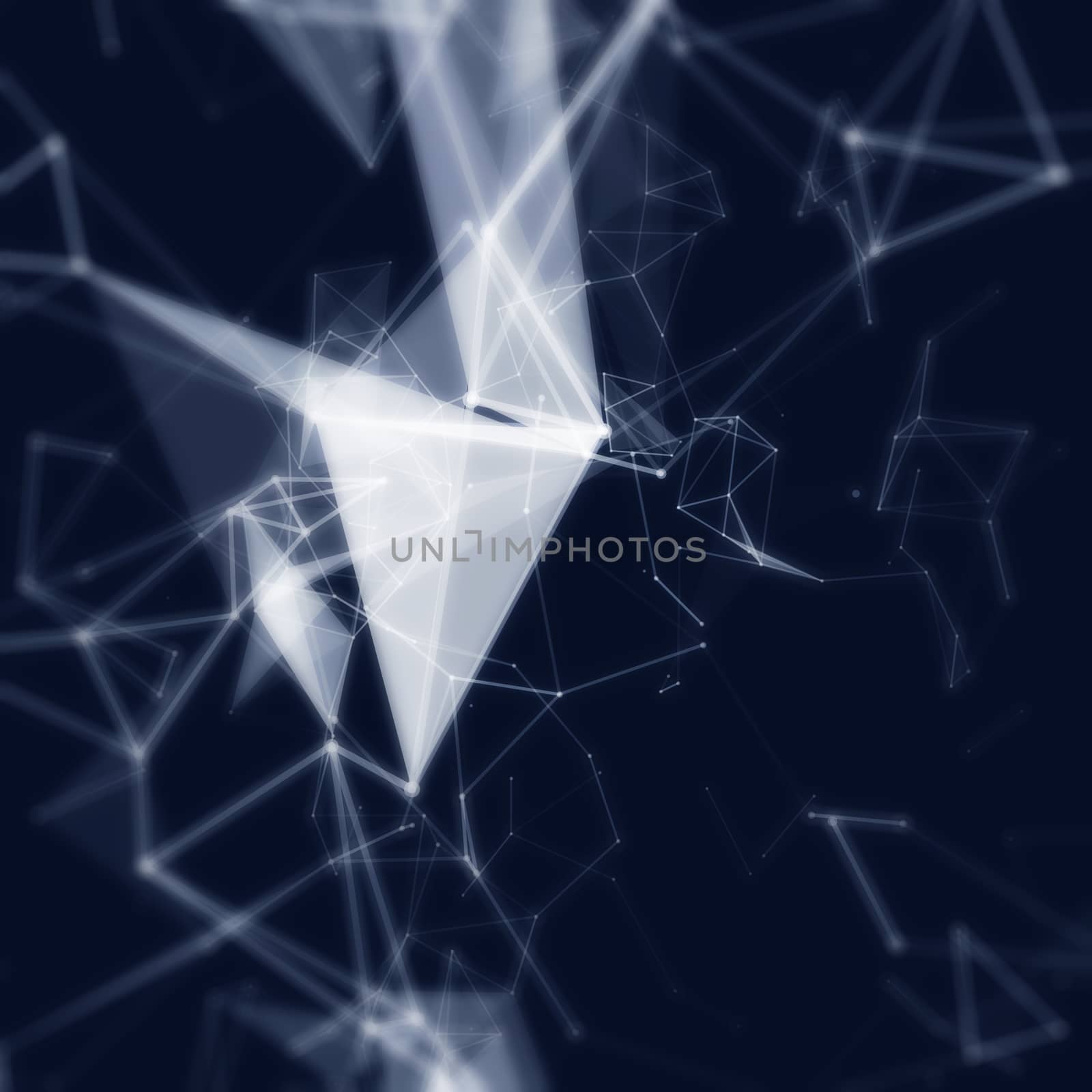 Abstract network connection background by sermax55