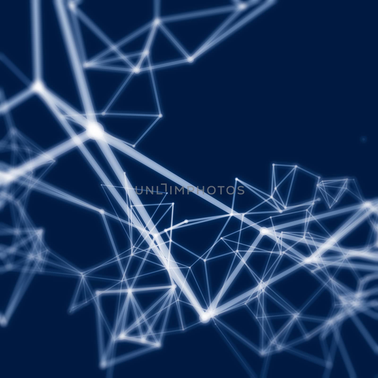 Abstract network connection background by sermax55