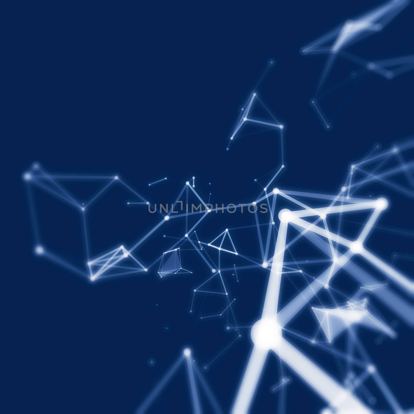 Abstract network connection background by sermax55