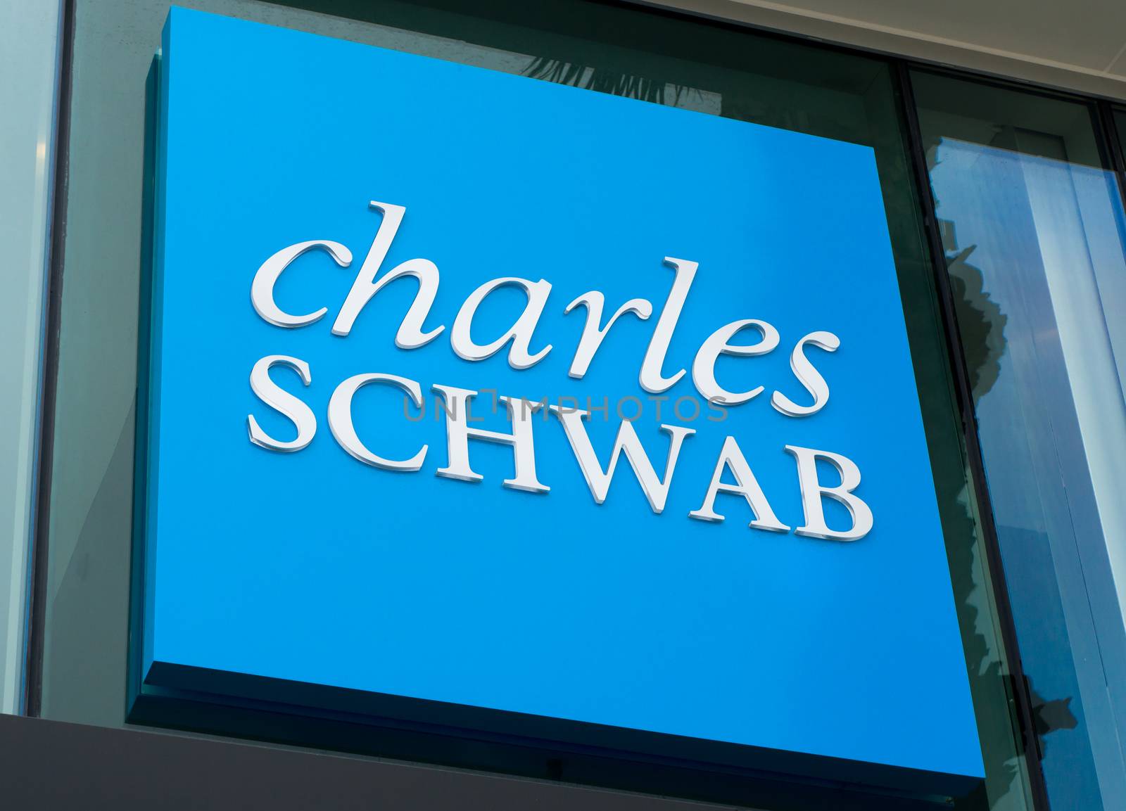 Charles Schwab Sign and Logo by wolterk