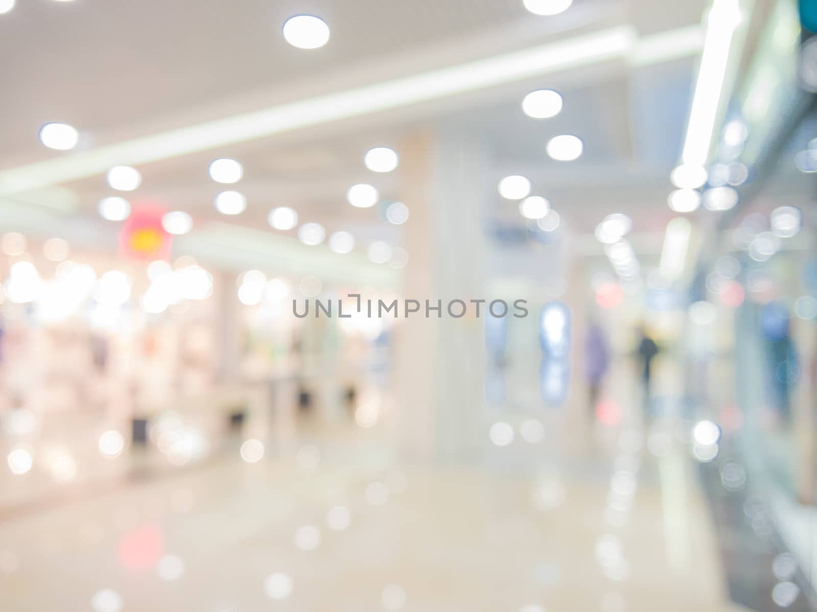 Shopping mall blur background by fascinadora