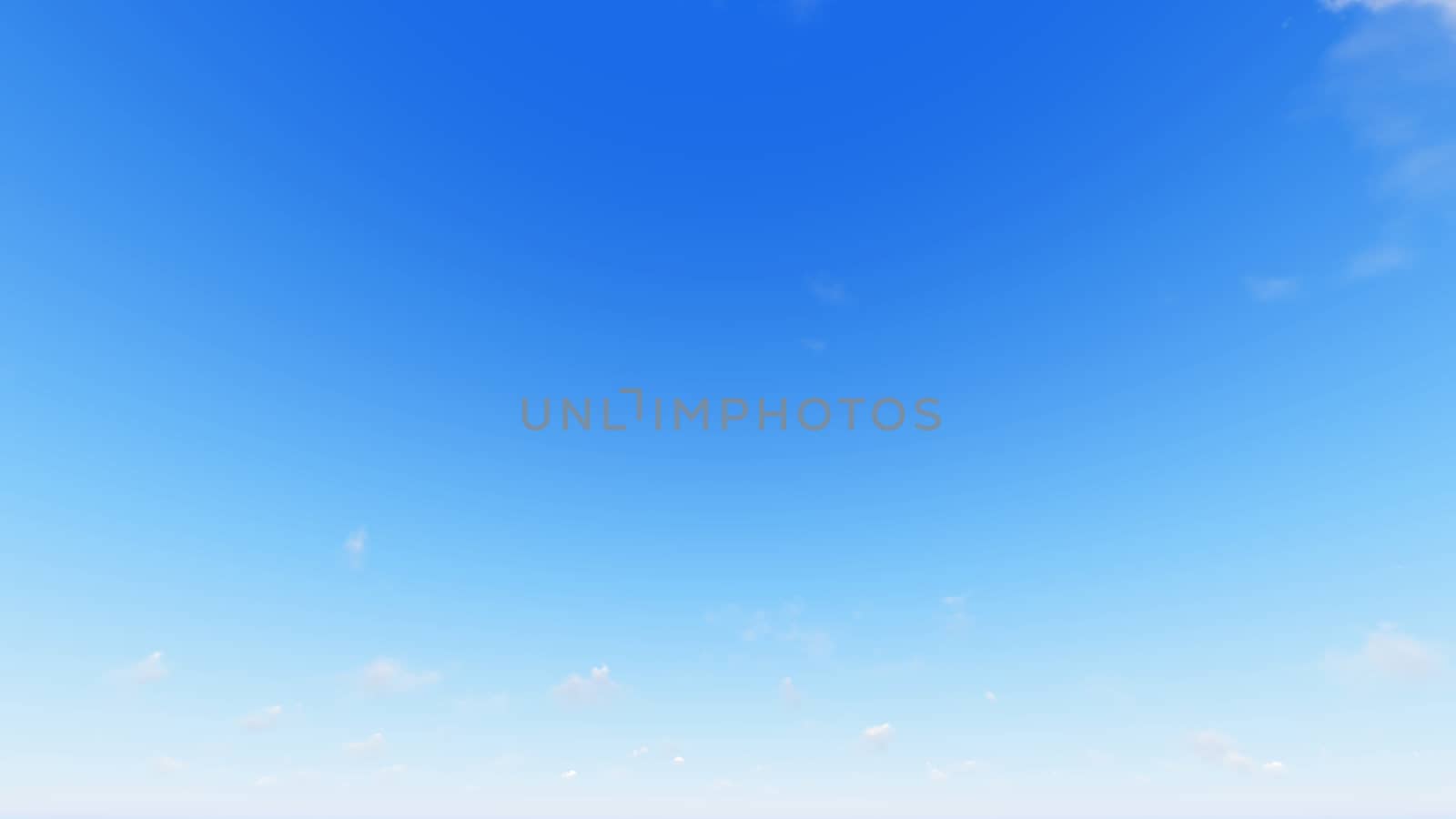 Cloudy blue sky abstract background, blue sky background with tiny clouds, 3d rendering

