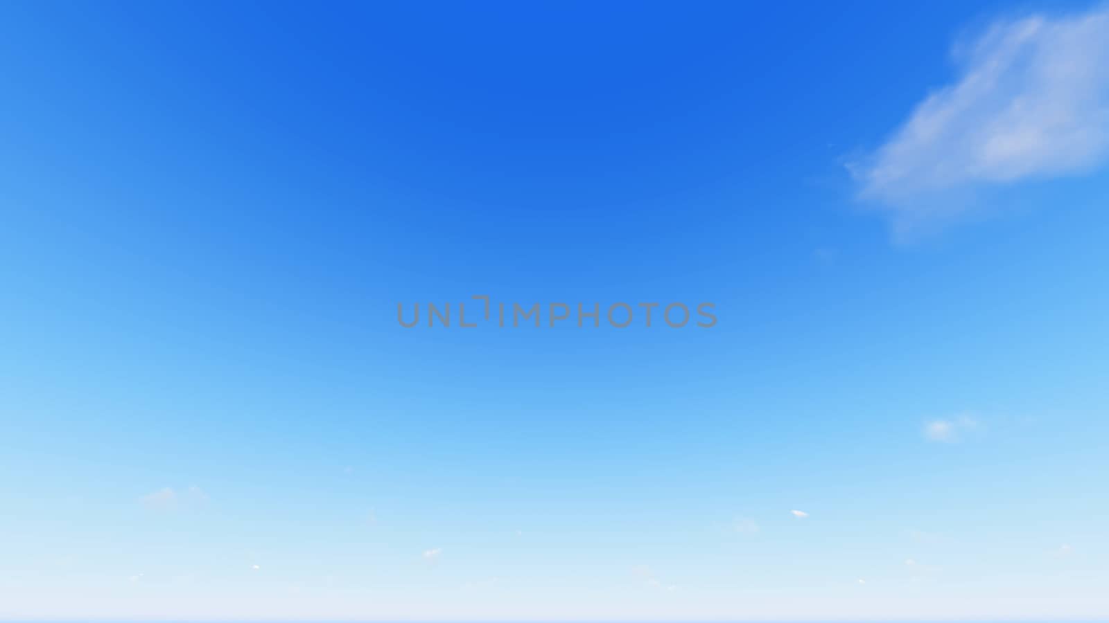 Cloudy blue sky abstract background, blue sky background with tiny clouds, 3d rendering

