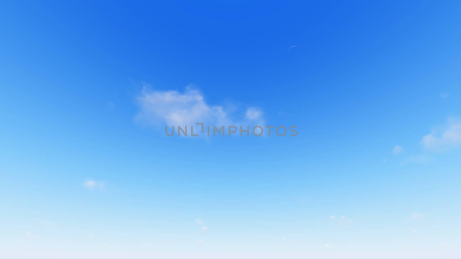 Cloudy blue sky abstract background, blue sky background with tiny clouds, 3d rendering

