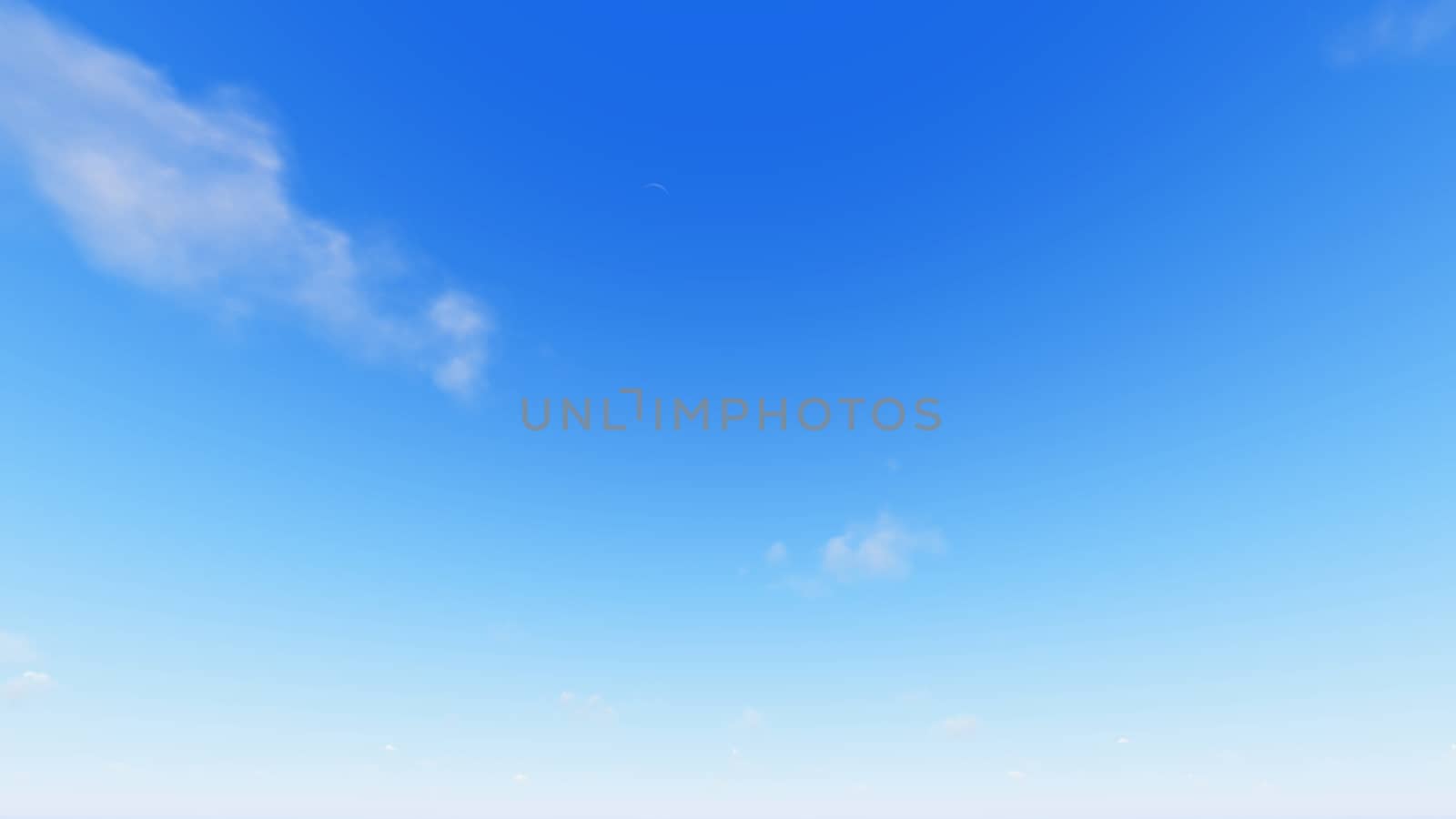 Cloudy blue sky abstract background, blue sky background with tiny clouds, 3d rendering

