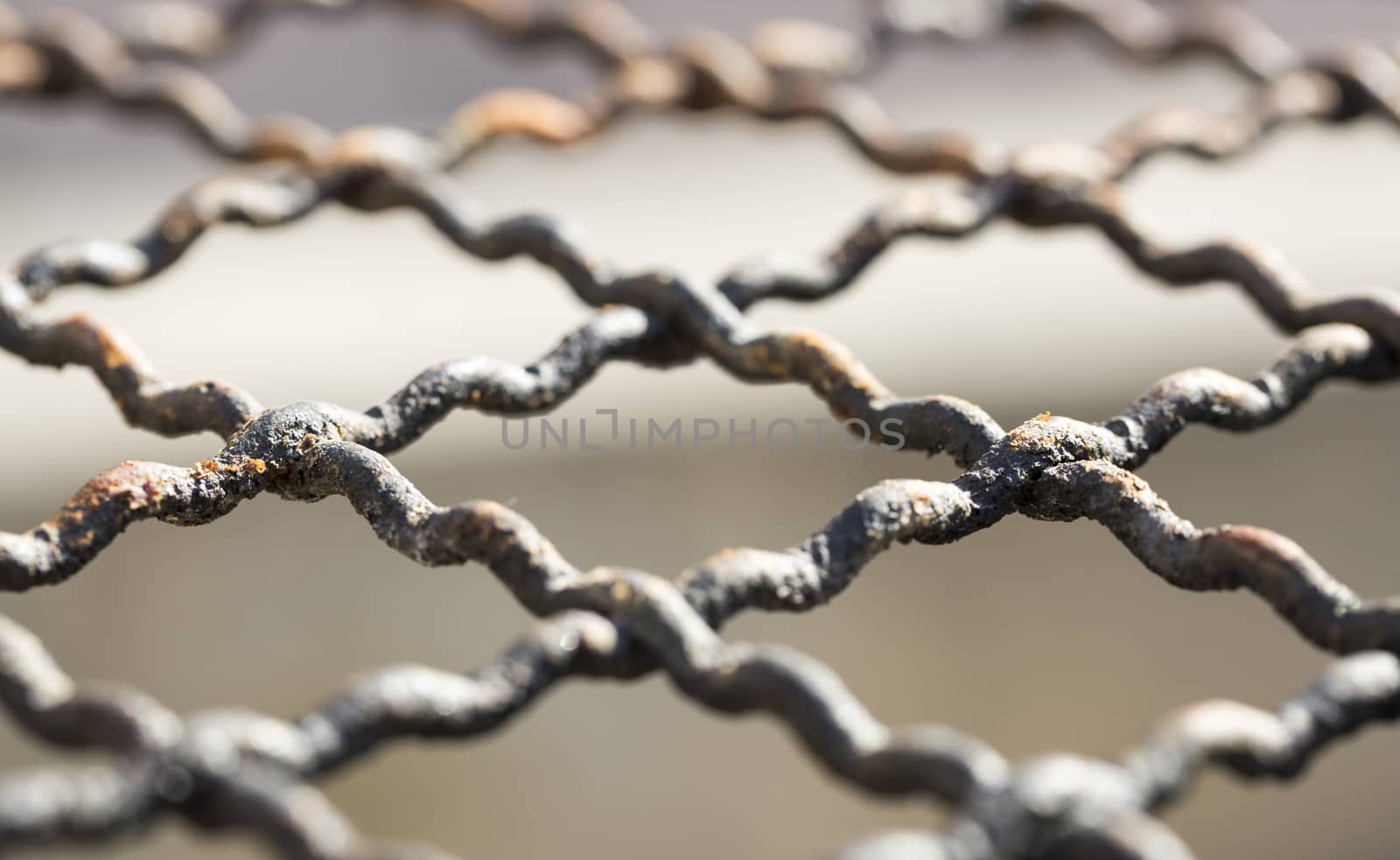 Barbecue Grill Grate close up.