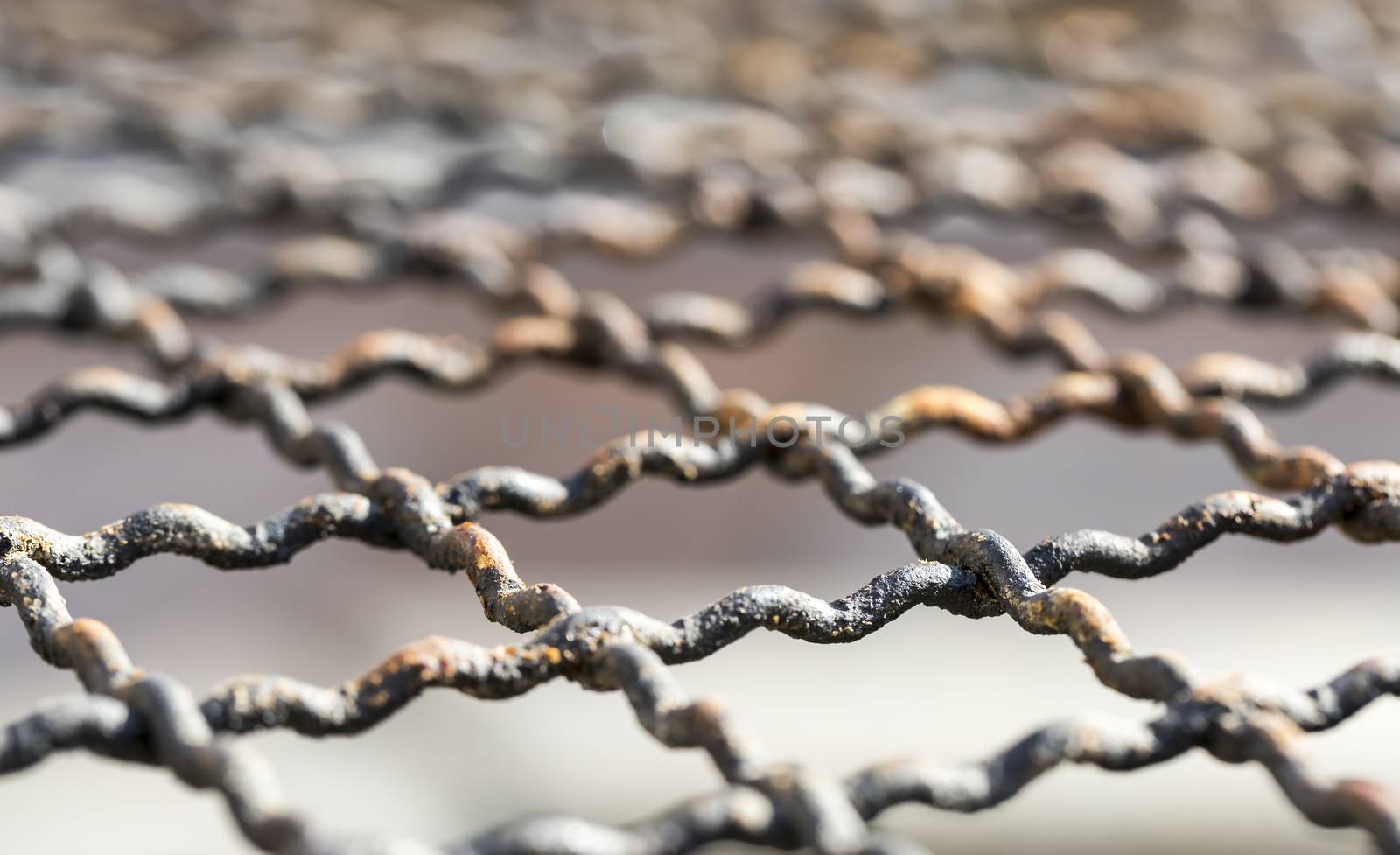 Barbecue Grill Grate close up.