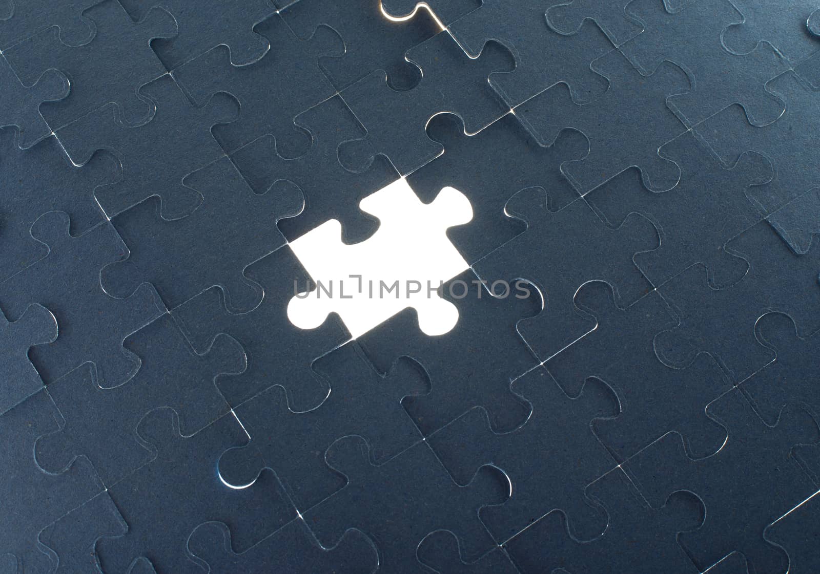 Grey puzzle background with empty space by cherezoff