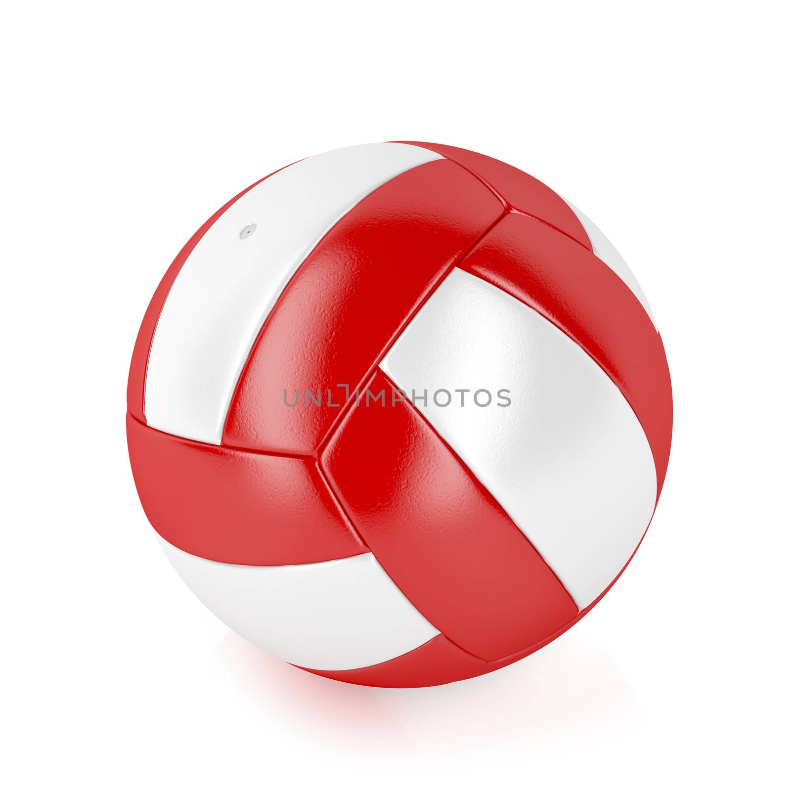 Red and white ball by magraphics