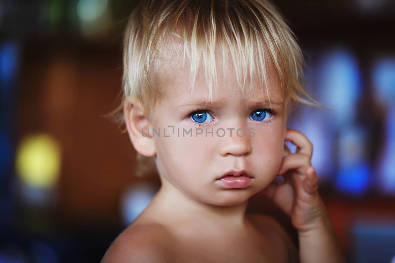 beauty blonde young boy by gorov108