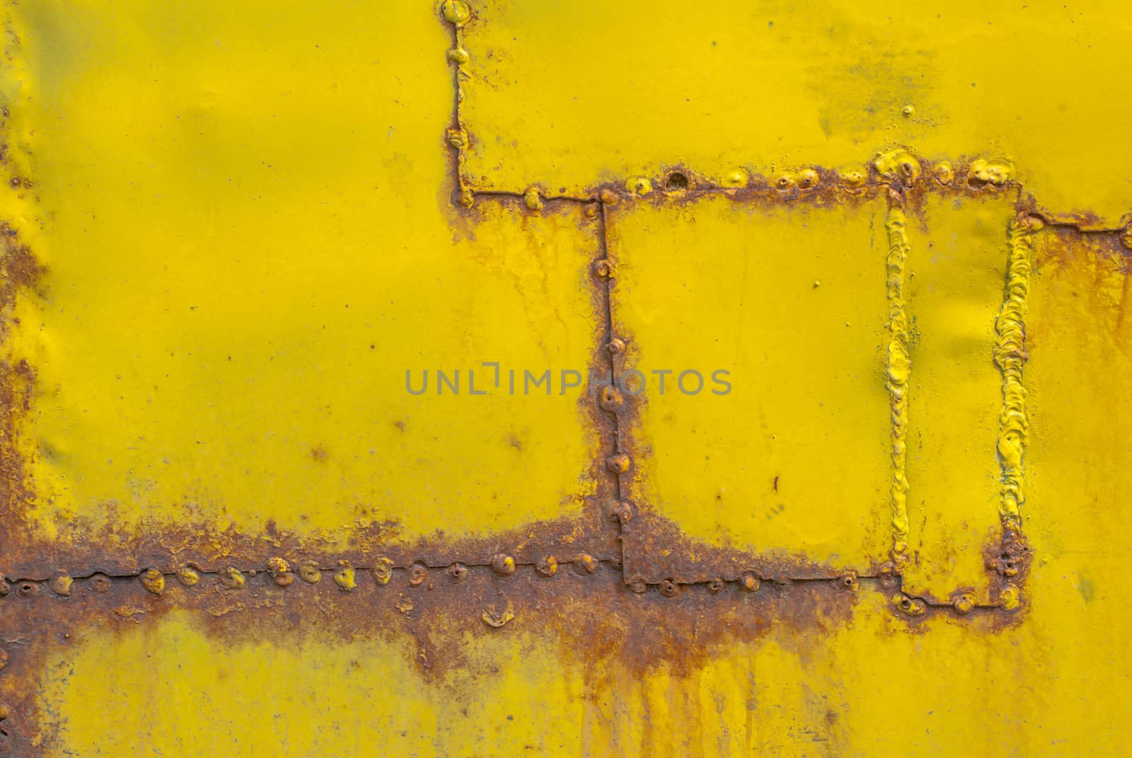 iron surface is covered with old paint, great background or texture for your project by uvisni