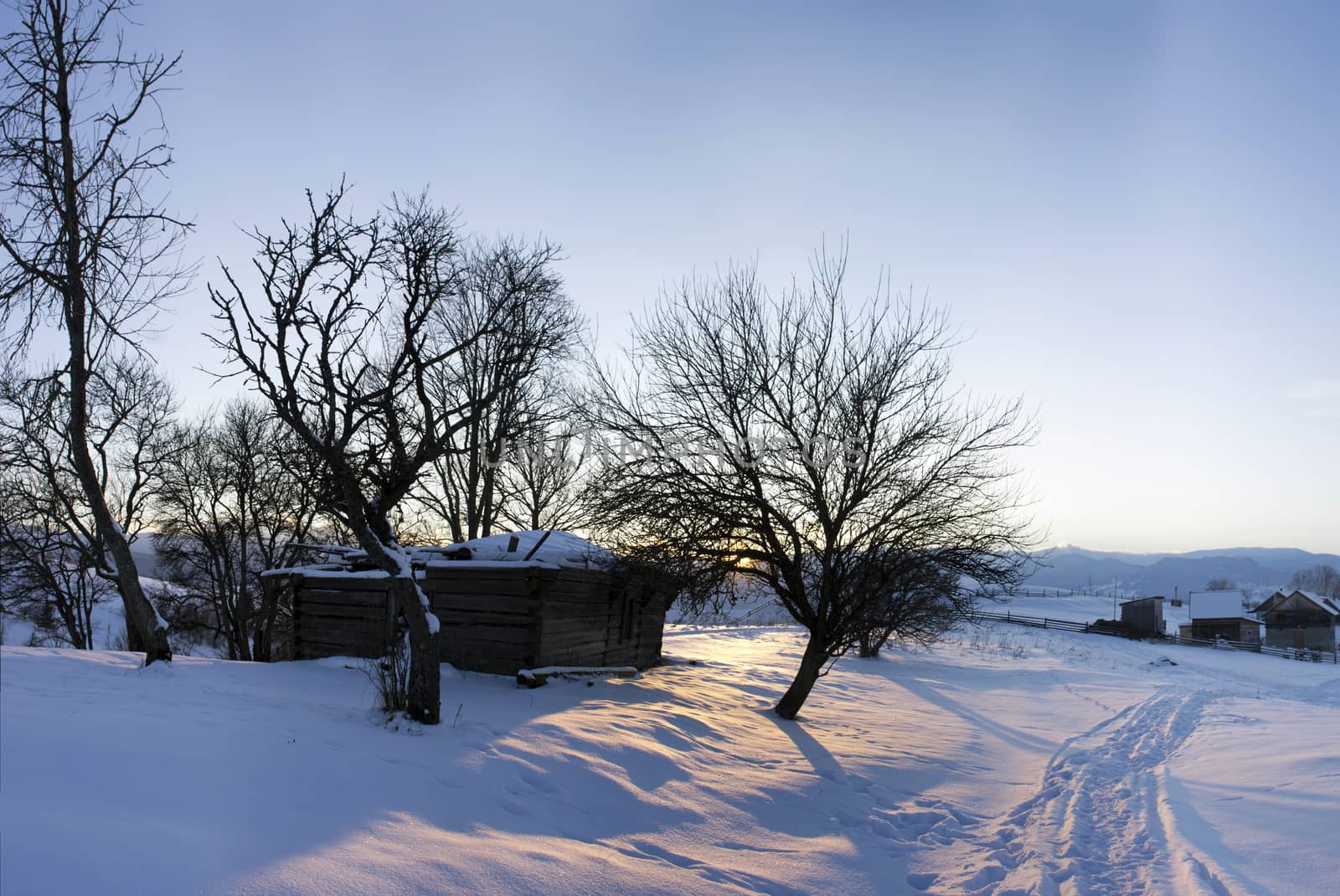 Carpathian mountain valley  by dolnikow