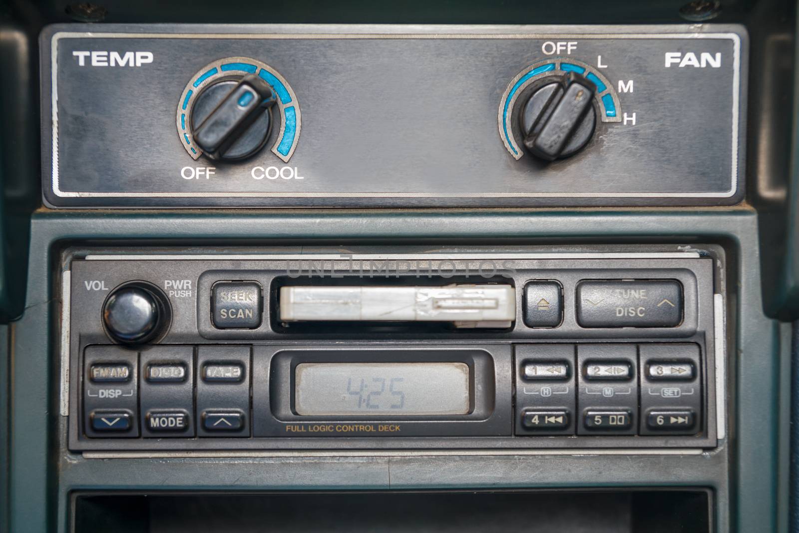 cassette tape player in car