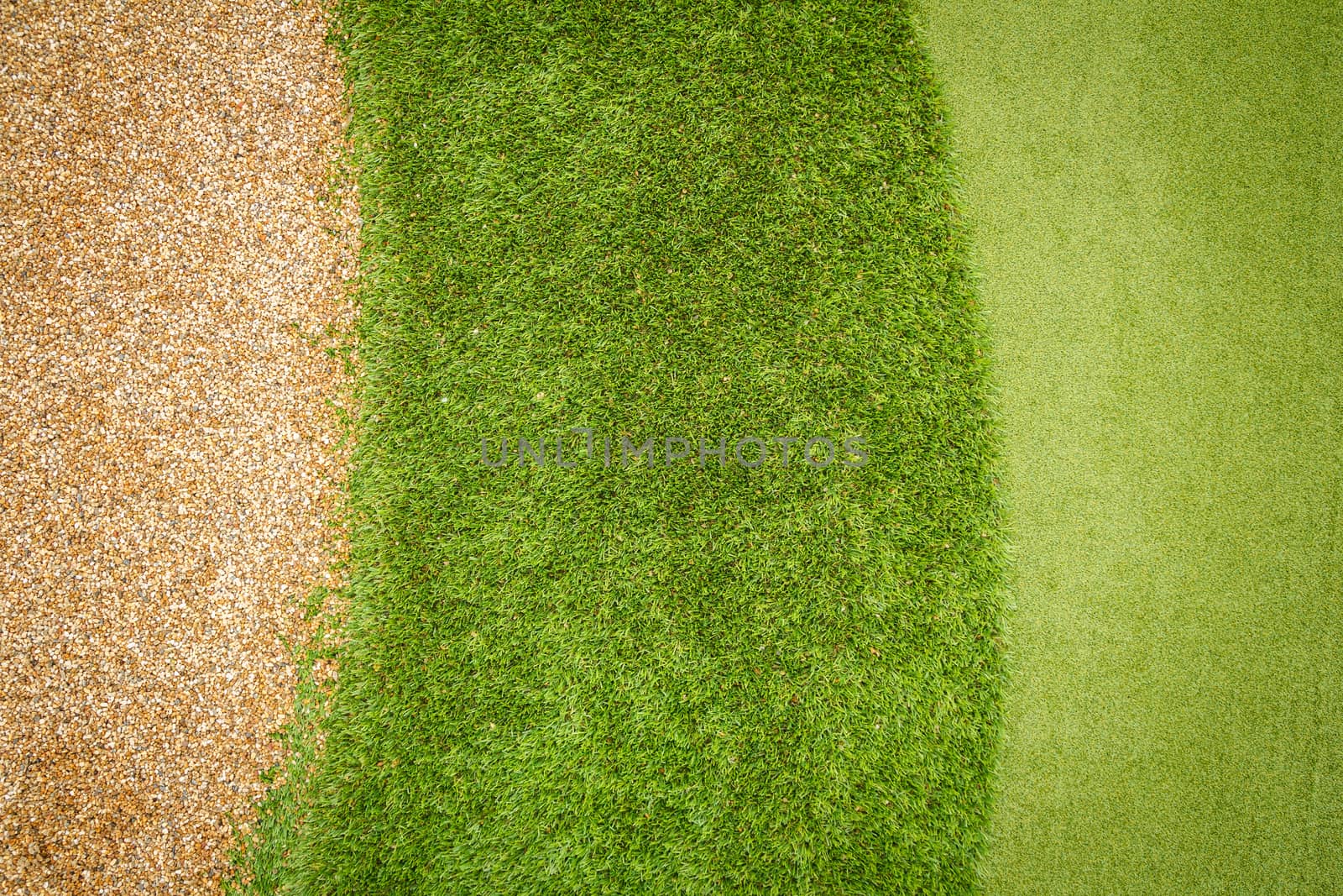 green grass and gravel pattern