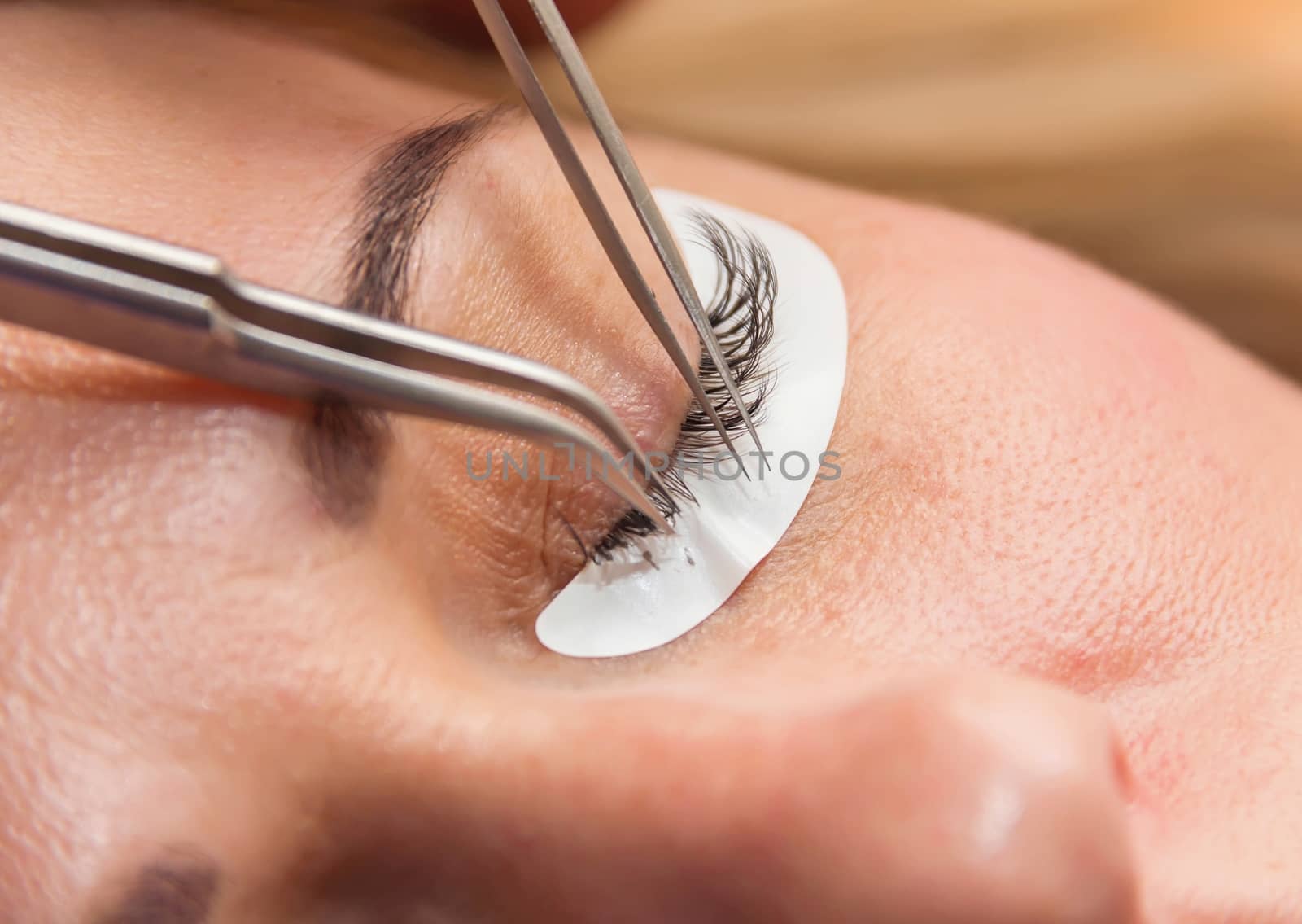 eyelash extension process, the beauty industry beauty salons las by KoliadzynskaIryna