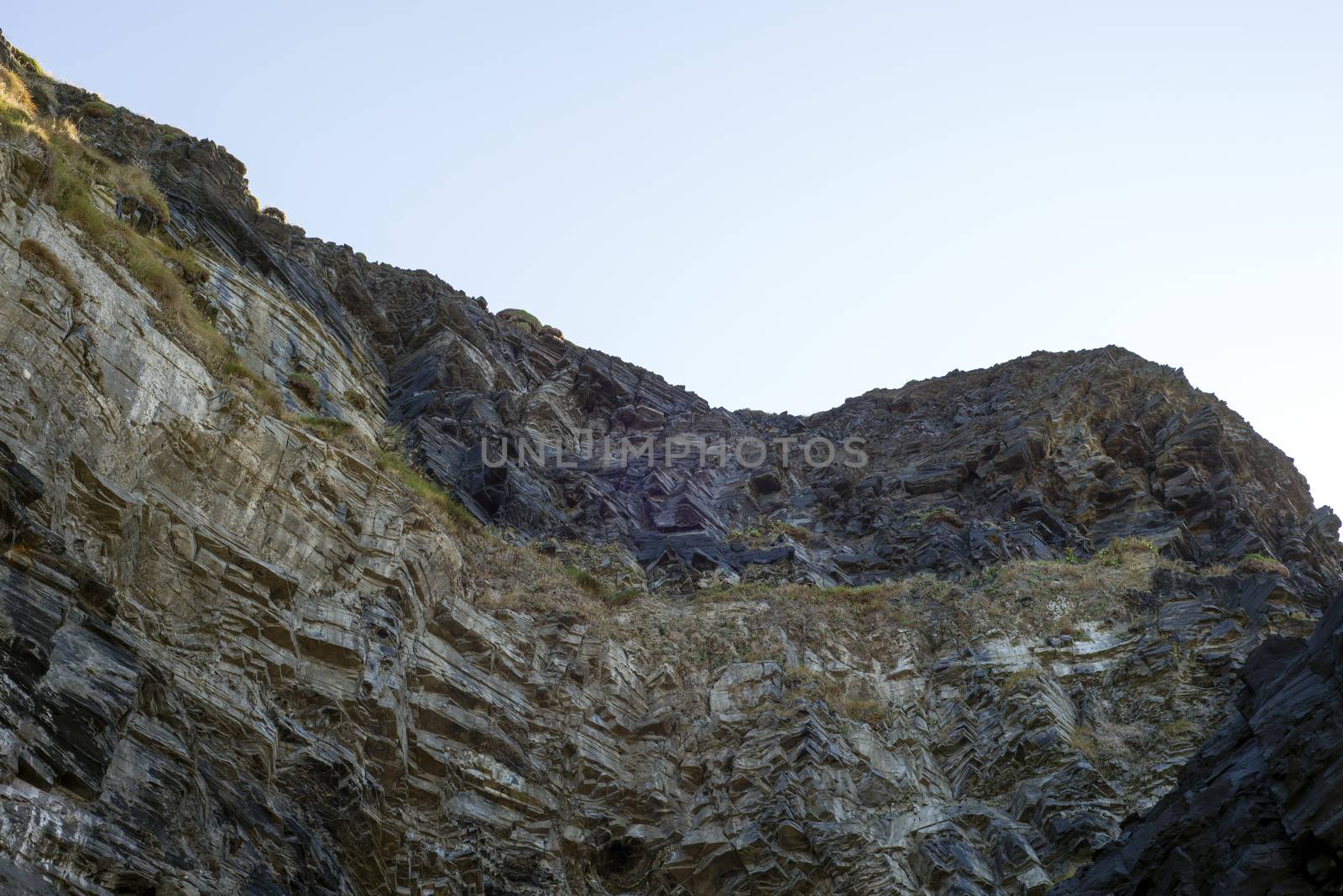 cliff face at the wild atlantic way by morrbyte