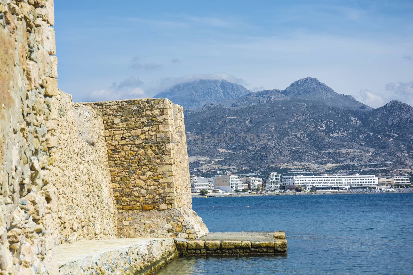 The wall of the old Venetian fortress by Grommik