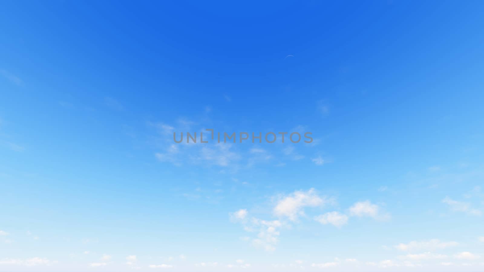 Cloudy blue sky abstract background, blue sky background with tiny clouds, 3d rendering

