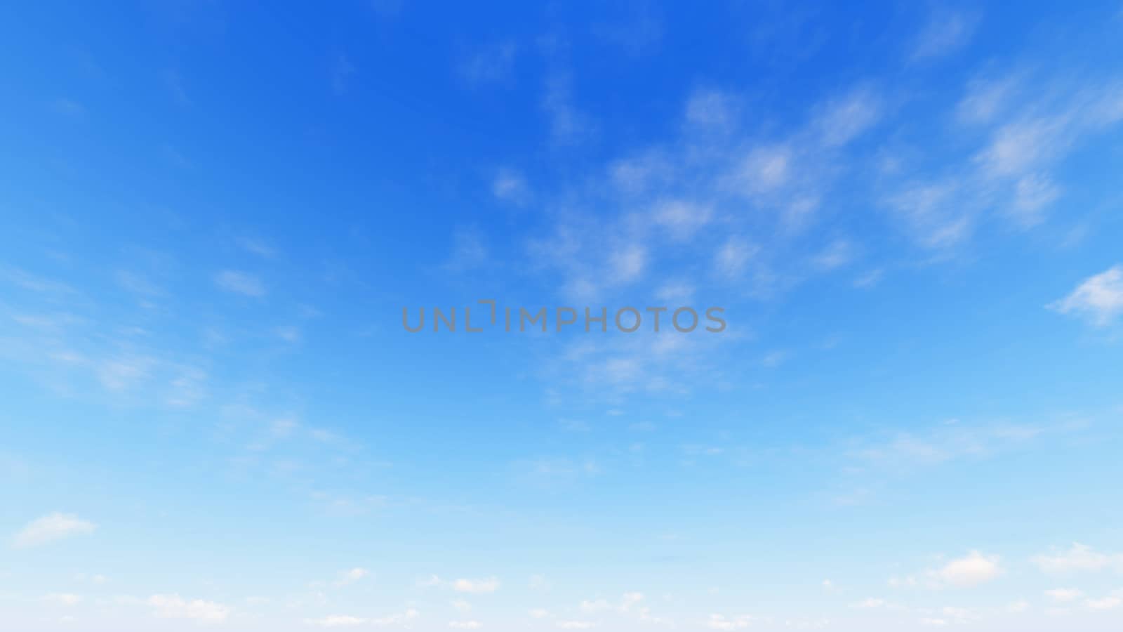 Cloudy blue sky abstract background, blue sky background with tiny clouds, 3d rendering

