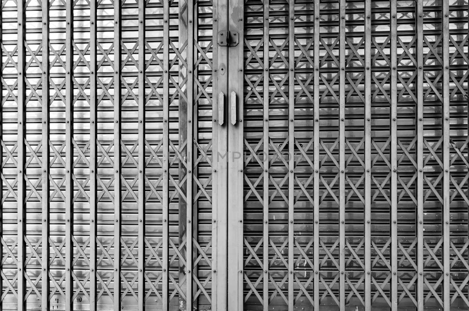 old steel door, as background