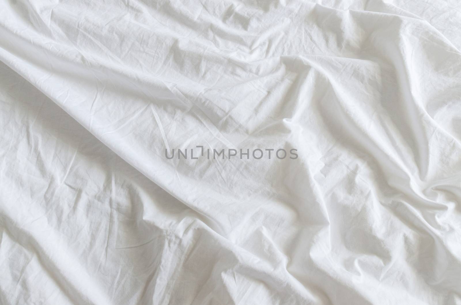 Background of crumpled dense fabric