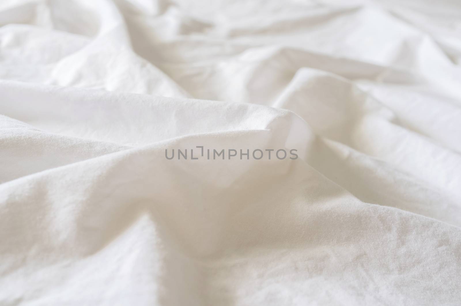 Background of crumpled dense fabric