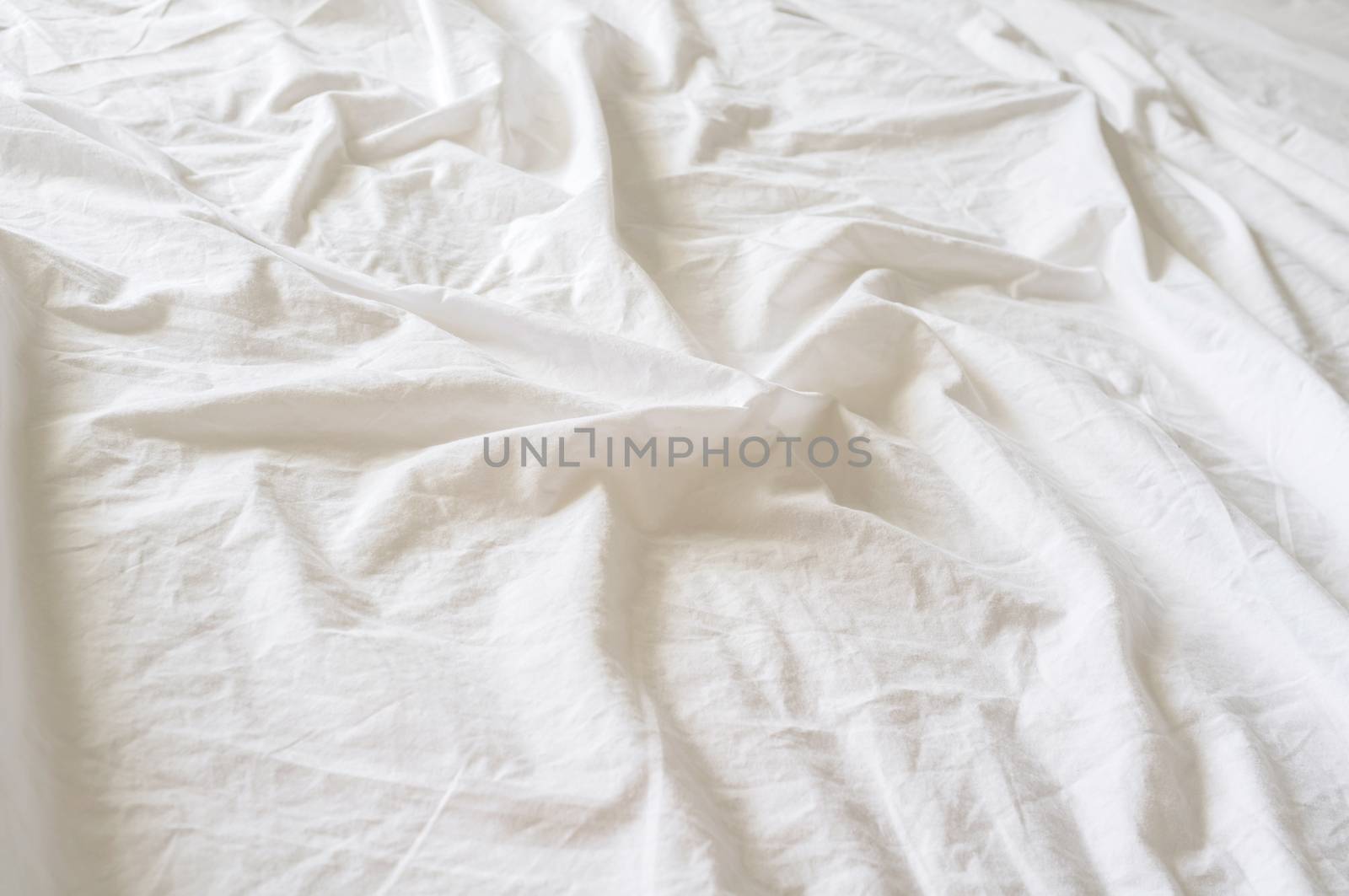 Background of crumpled dense fabric