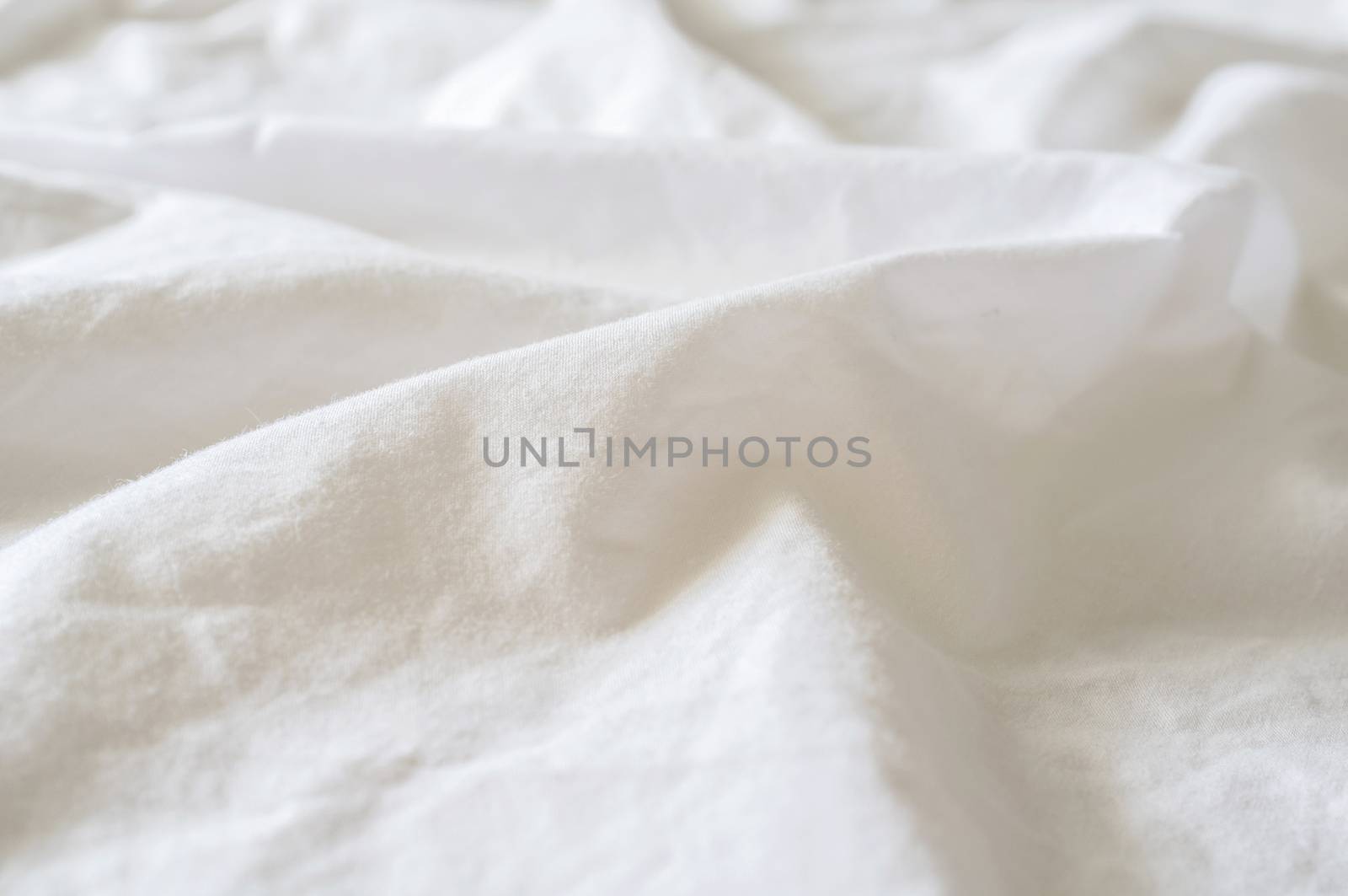 Background of crumpled dense fabric