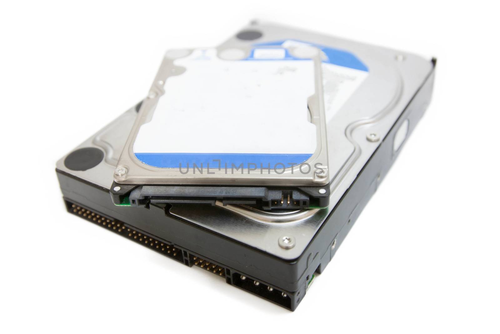 harddisk on white isolated