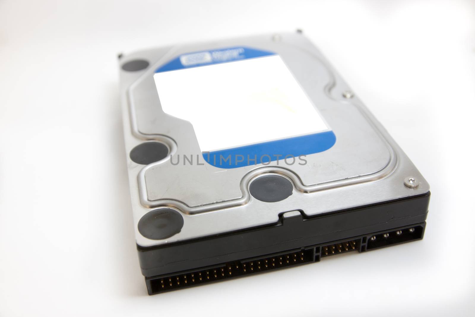 harddisk on white isolated