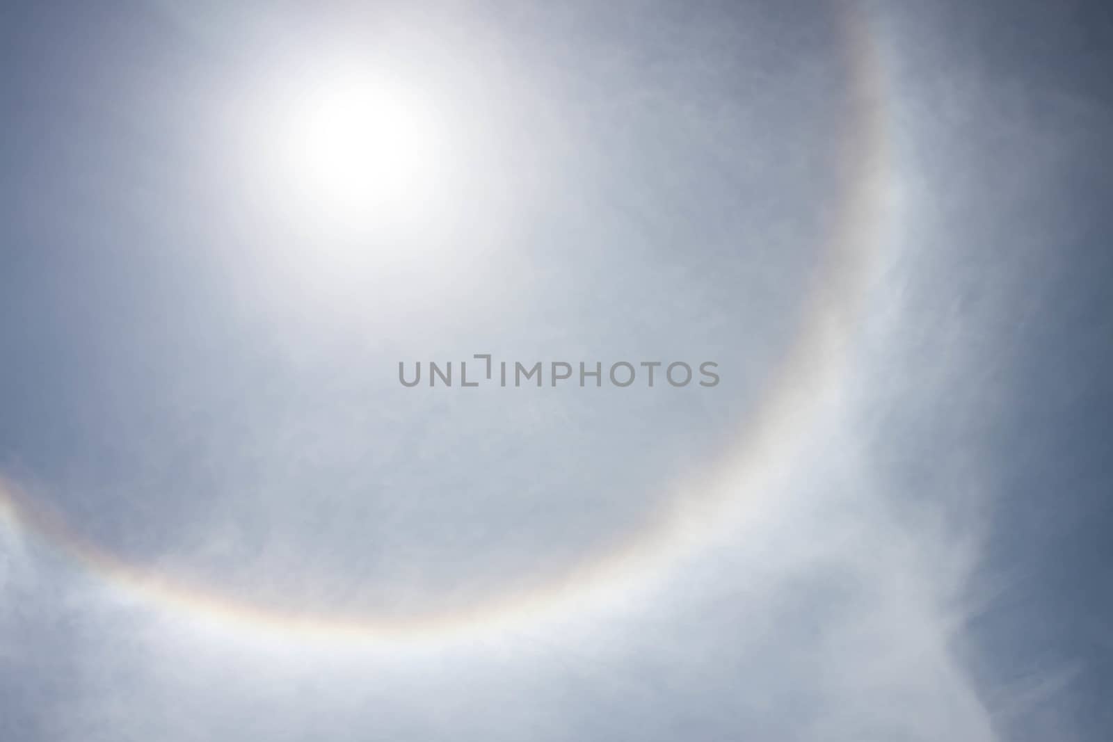 sun halo phenomenon in thailand