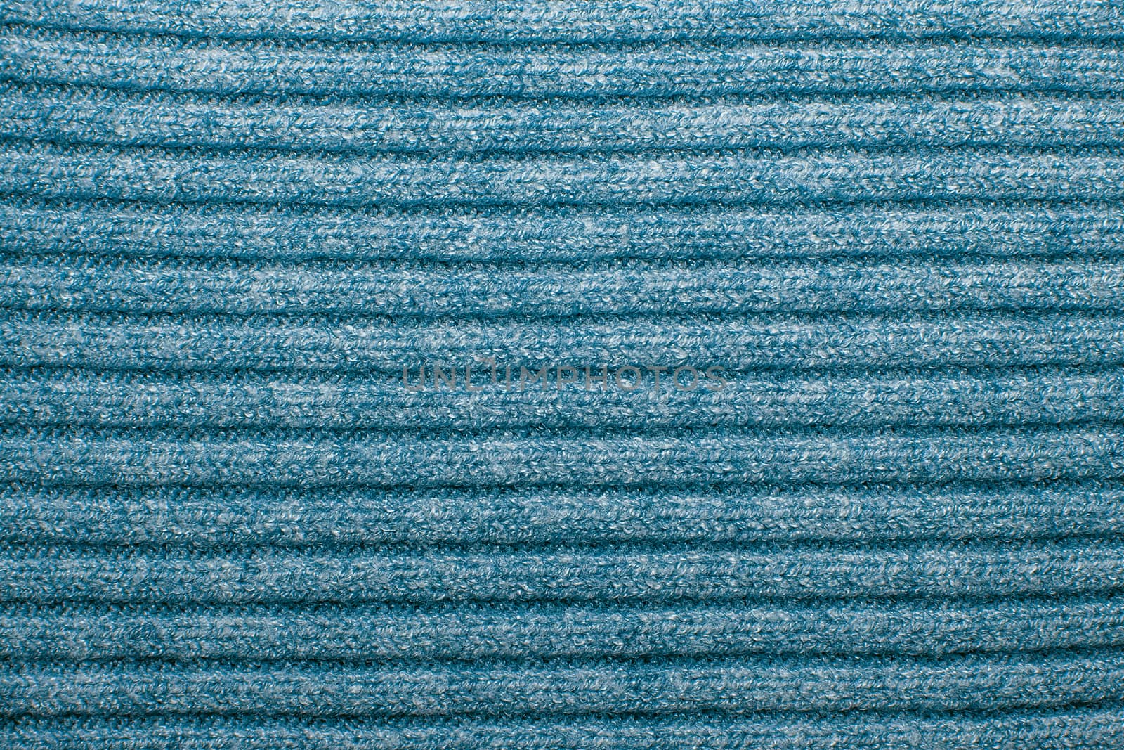 Blue ribbed woolen texture