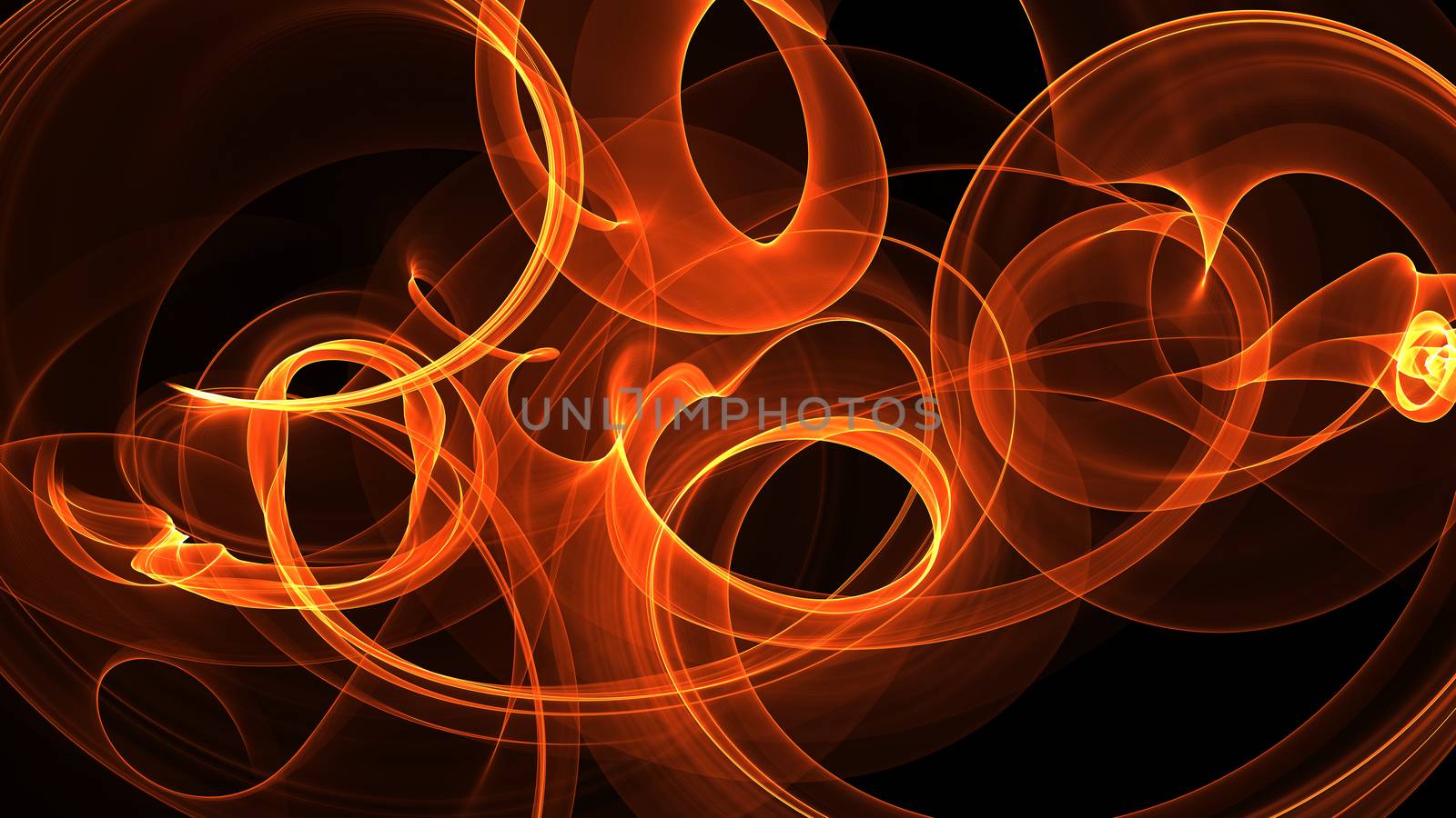 abstract red orange smoke over black background with copyspace by skrotov