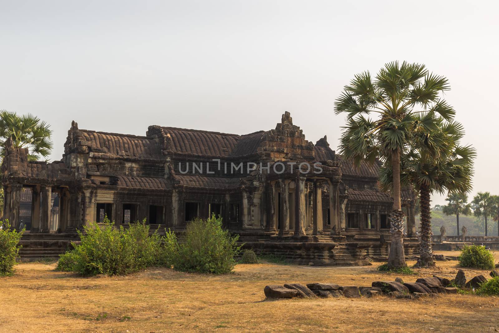 Angkor wat temple in  Siem Reap Cambodia