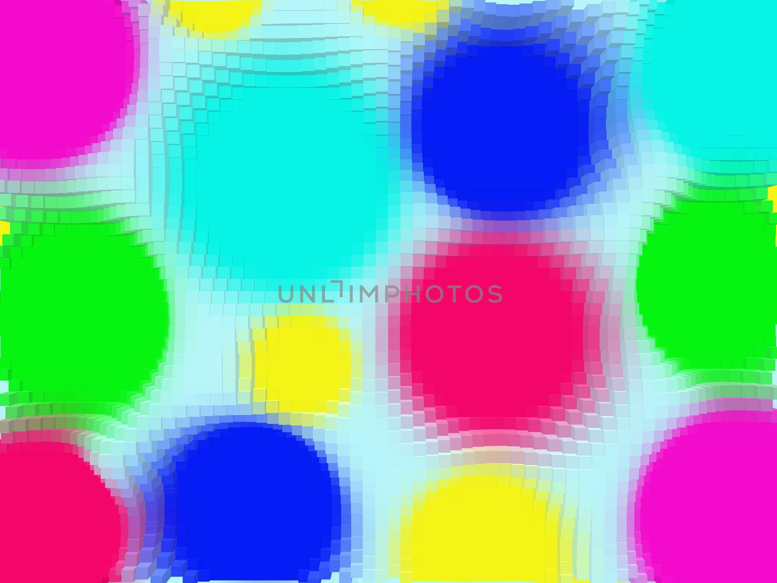Abstract colorful background squeezing extruded multicolored bri by KoliadzynskaIryna