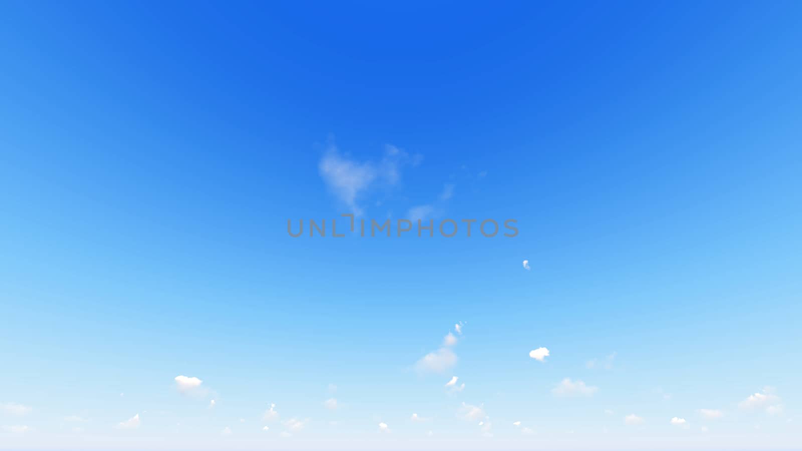 Cloudy blue sky abstract background, blue sky background with tiny clouds, 3d rendering

