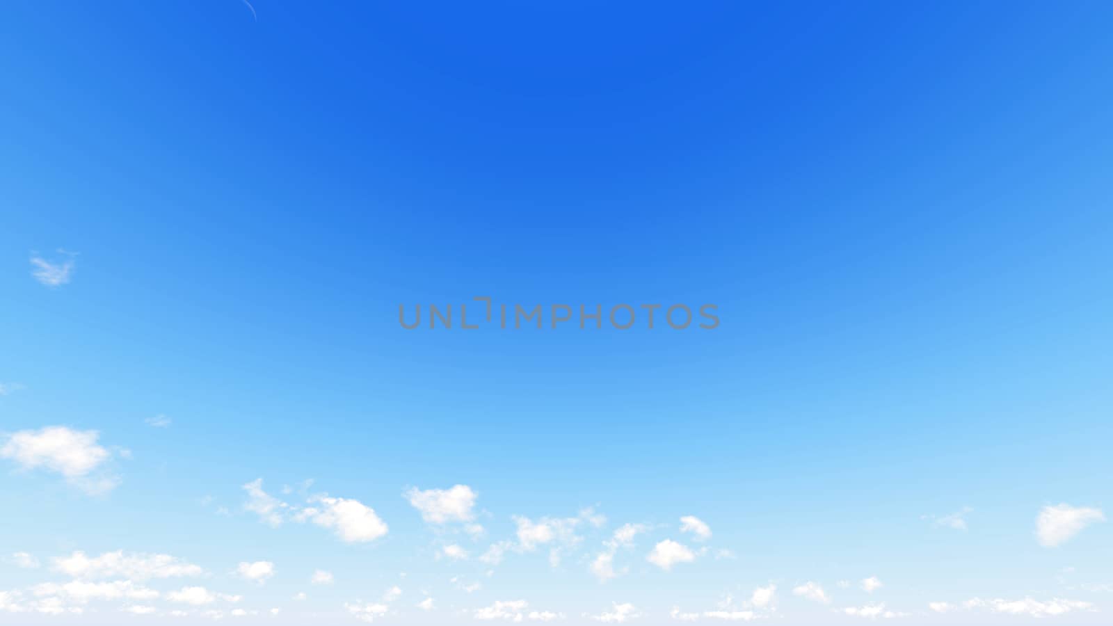 Cloudy blue sky abstract background, blue sky background with tiny clouds, 3d rendering

