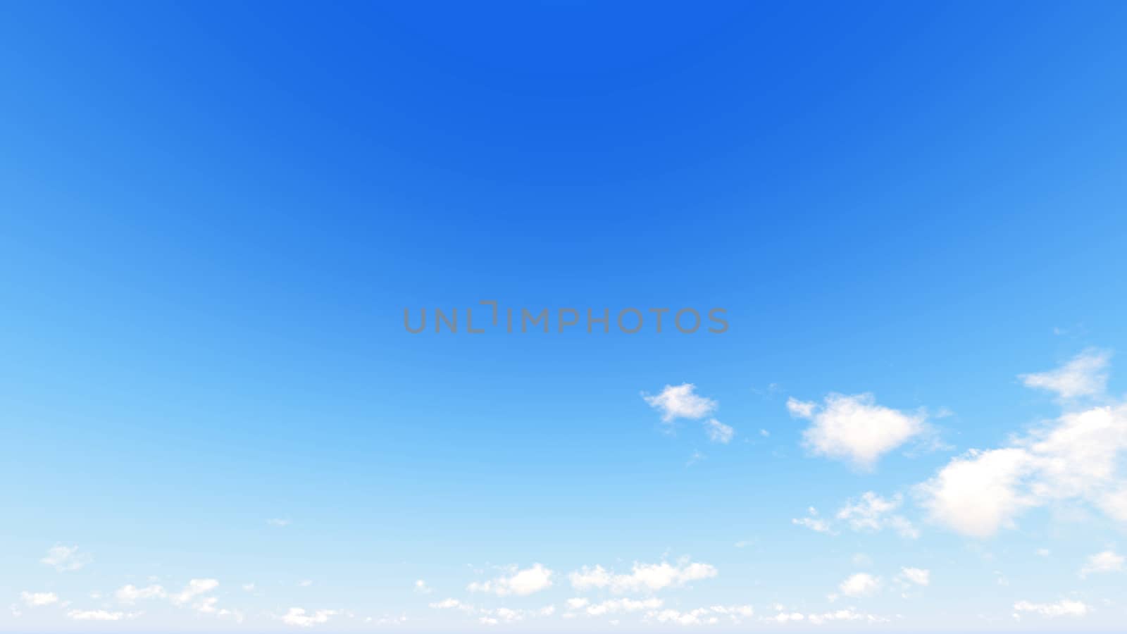 Cloudy blue sky abstract background, blue sky background with tiny clouds, 3d rendering

