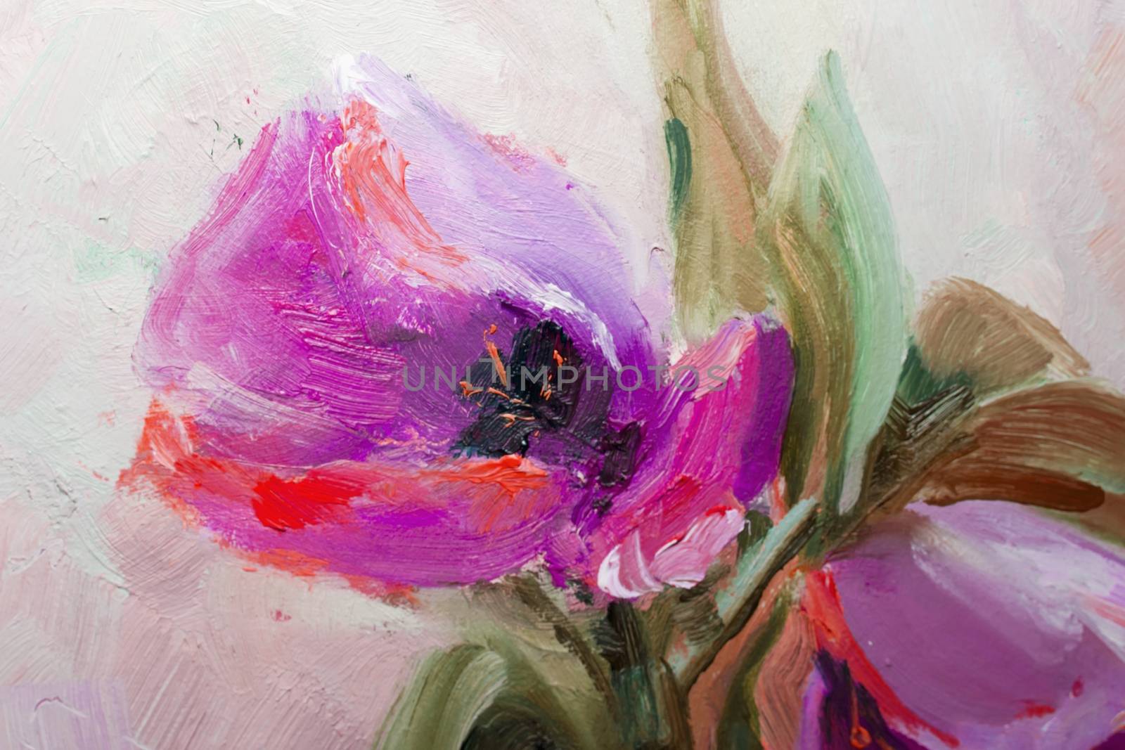 Texture oil painting, flowers, art, painted color image, paint,  by KoliadzynskaIryna