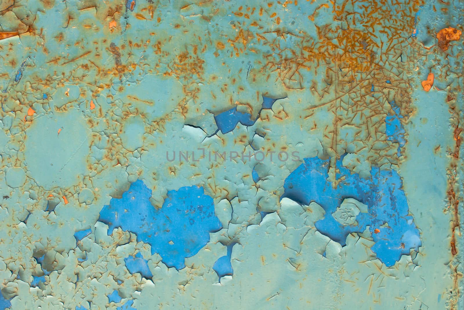 chipped paint on iron surface, great background or texture for your project by uvisni