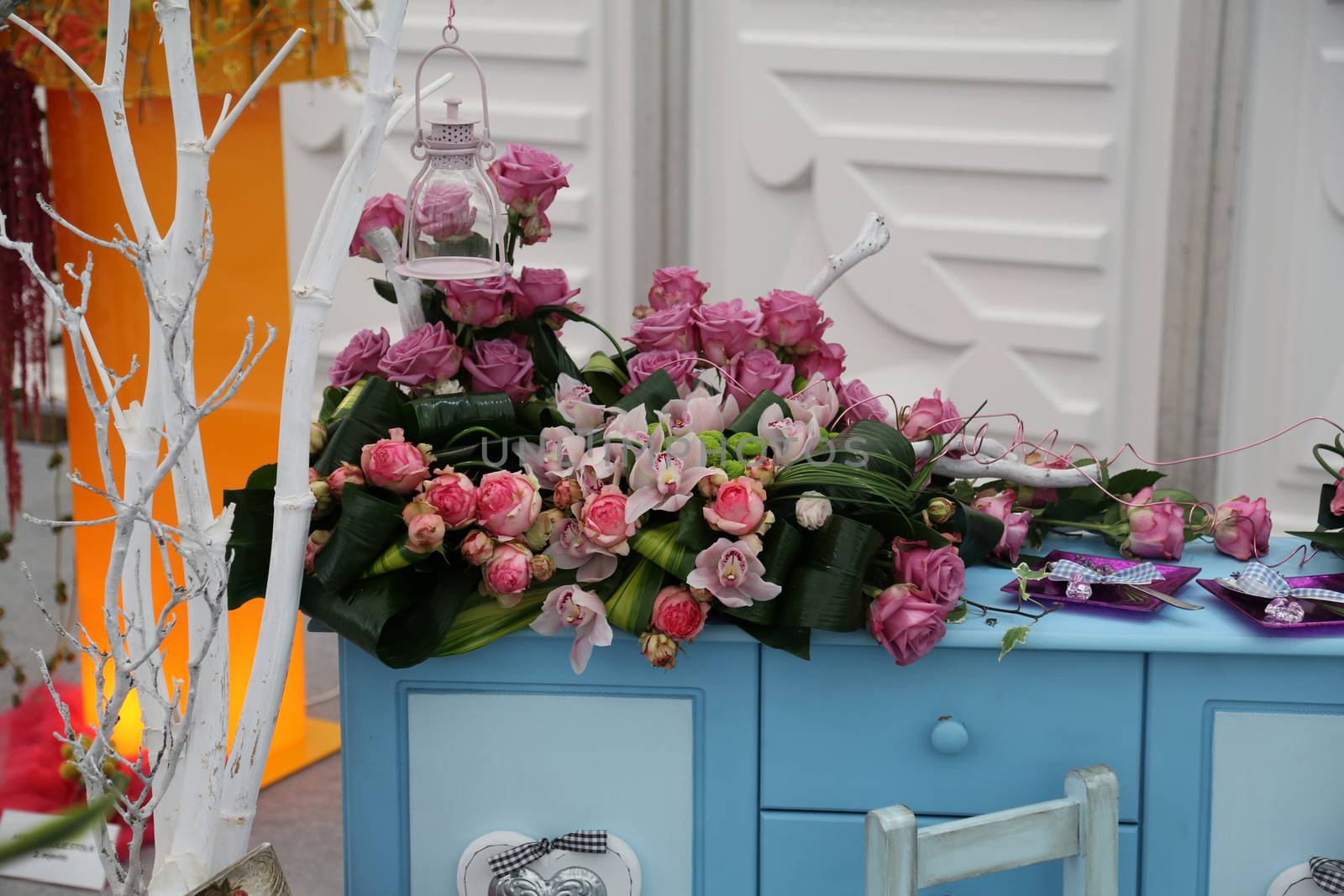 Flowers exposed on Floraart, 49 international garden exhibition in Zagreb, Croatia, on May 30, 2014.