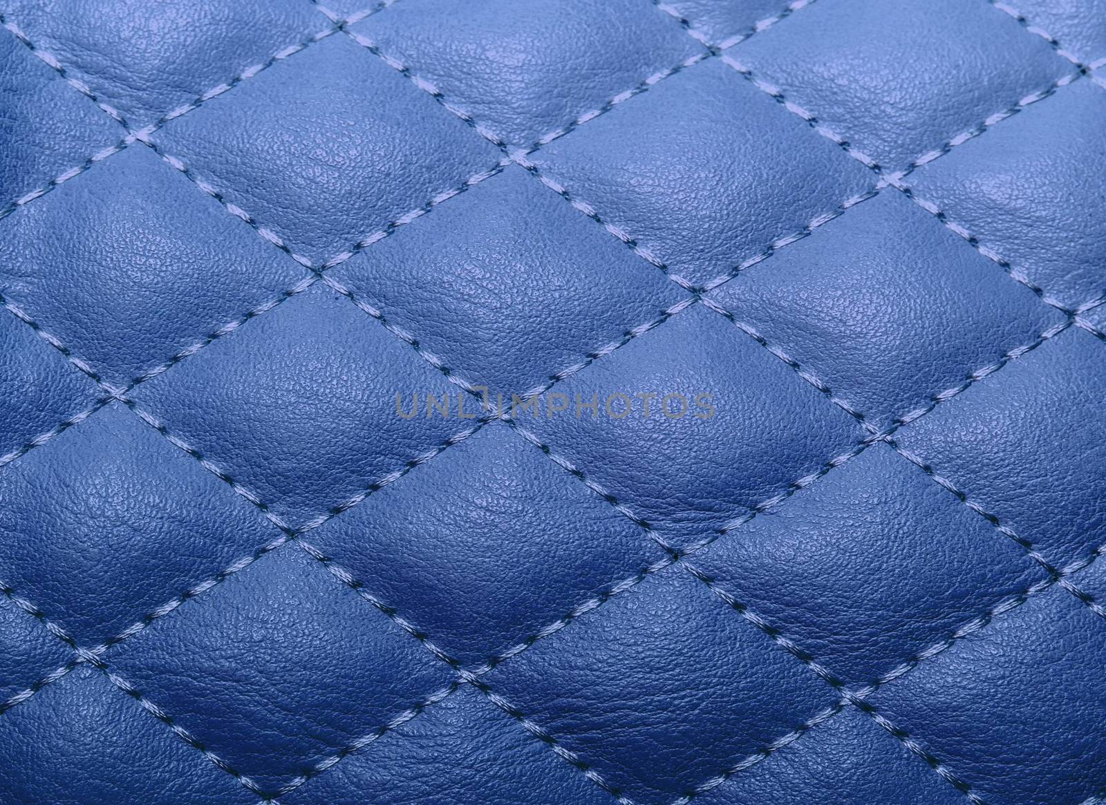 quilted texture artificial leather, stitched with thread for the by KoliadzynskaIryna